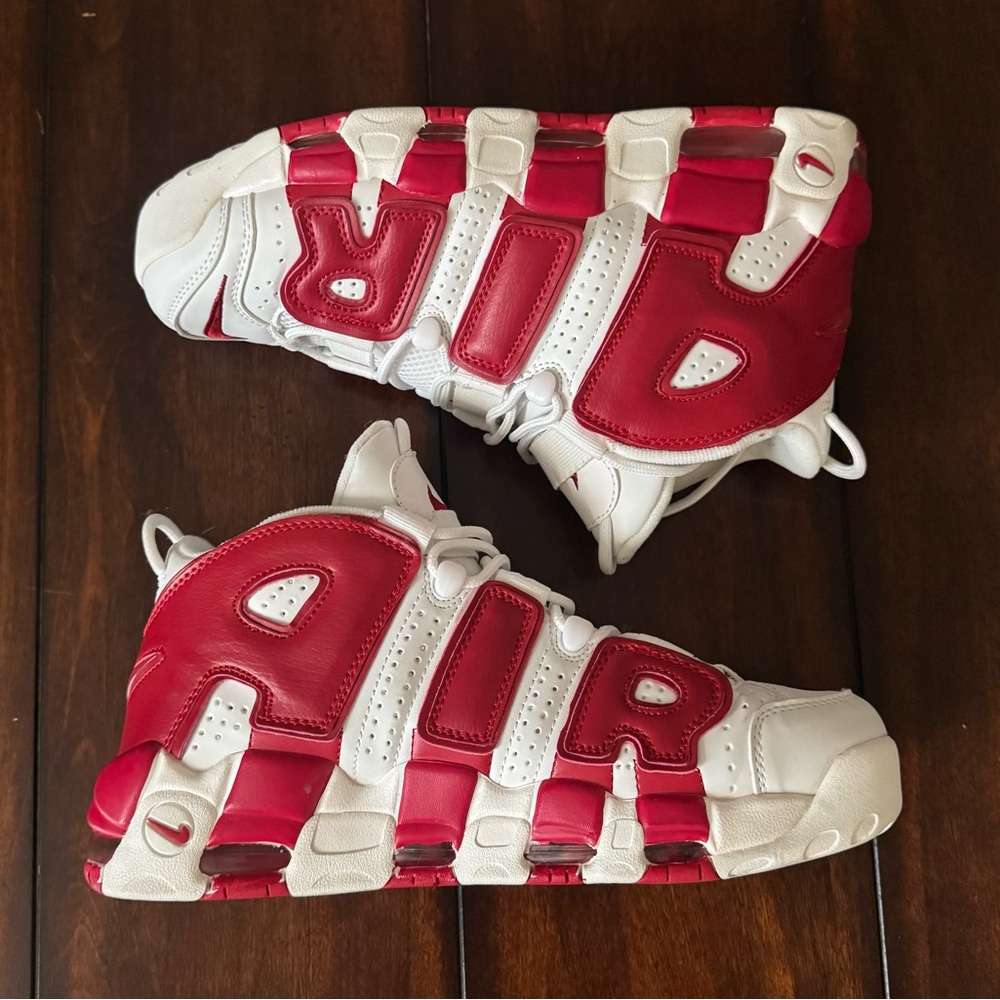 Nike Air More Uptempo Men’s 10 Varsity Red - Picture 8 of 11